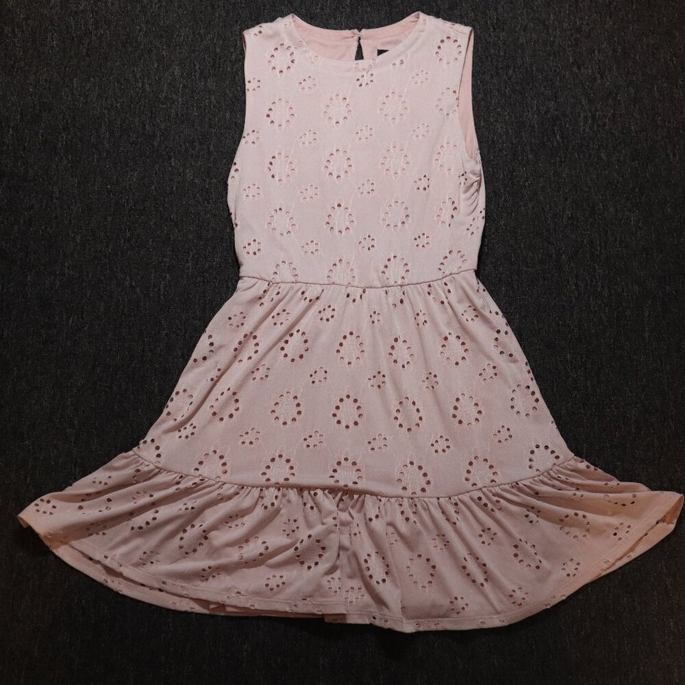 As U Wish Light Pink Cotton Dress - Size X-Small
